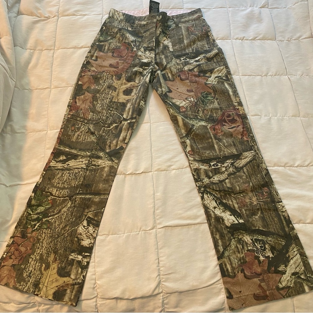 Mossy Oak Break-Up Infinity Camouflage Pants Girls L 10-12 VGUC
